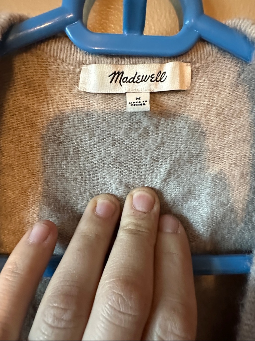 Madewell Striped Open-Front Cardigan in Cream, Brown, Green, Blue - Picture 3 of 4